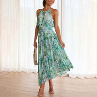 Rosie | Elegant Floral Breeze Maxi Kjole til Sommer