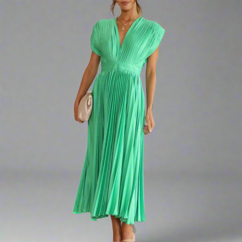 Samantha | Elegant midi kjole til enhver lejlighed