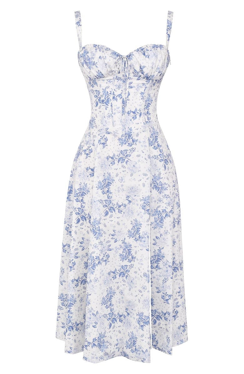 Sally | Forårskjole - Blomsterprint Festkjole