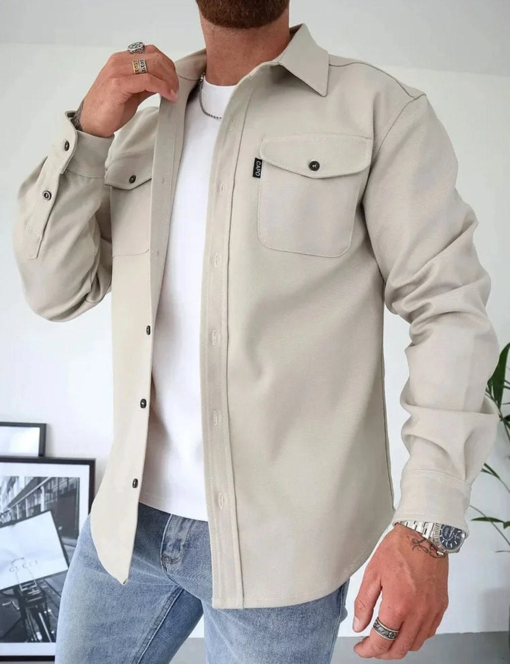Patrick | Moderne Stilfuld Herreskjorte