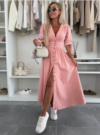 Kendra | Elegant Denim Kjole - Komfortabel & Chic