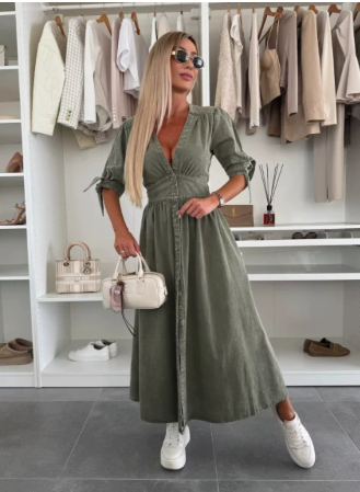 Kendra | Elegant Denim Kjole - Komfortabel & Chic
