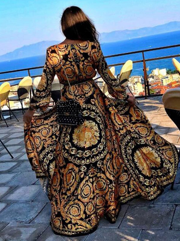 Harmony | Bohemian Maxi Kjole - Elegant og Flydende