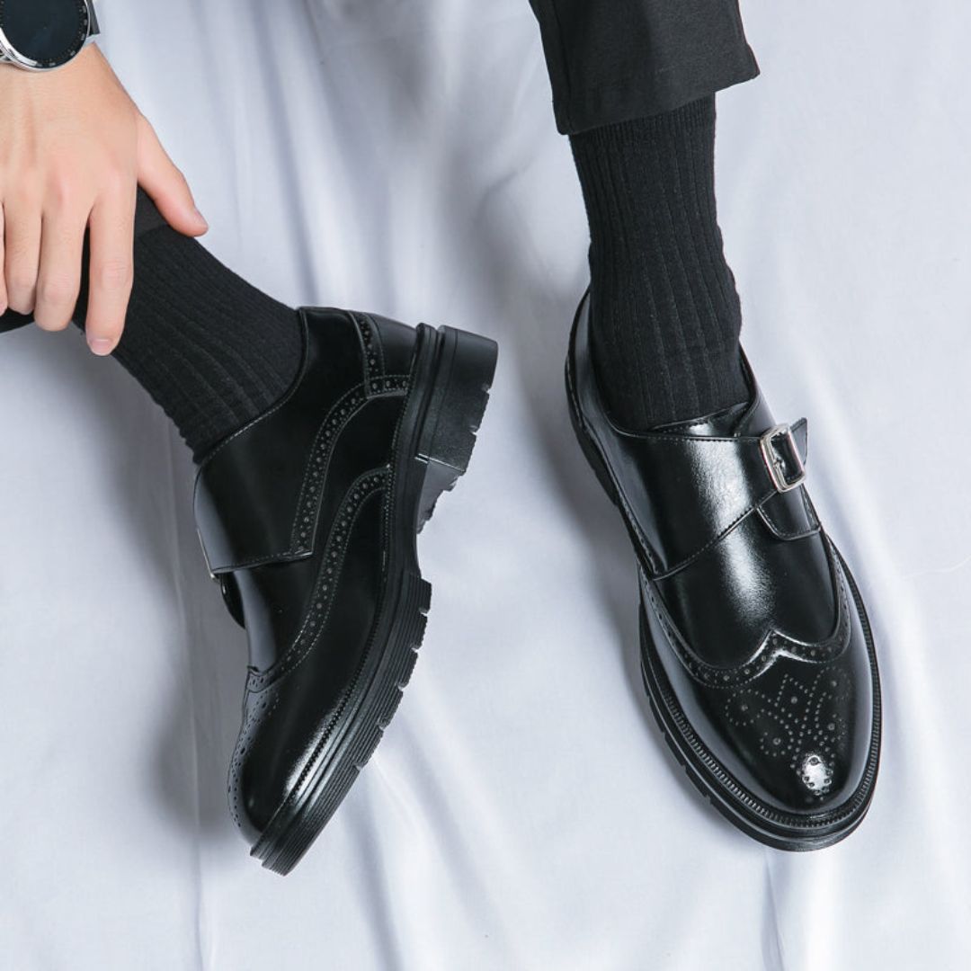 Joseph | Herre Monk Strap Wingtip Dress Sko