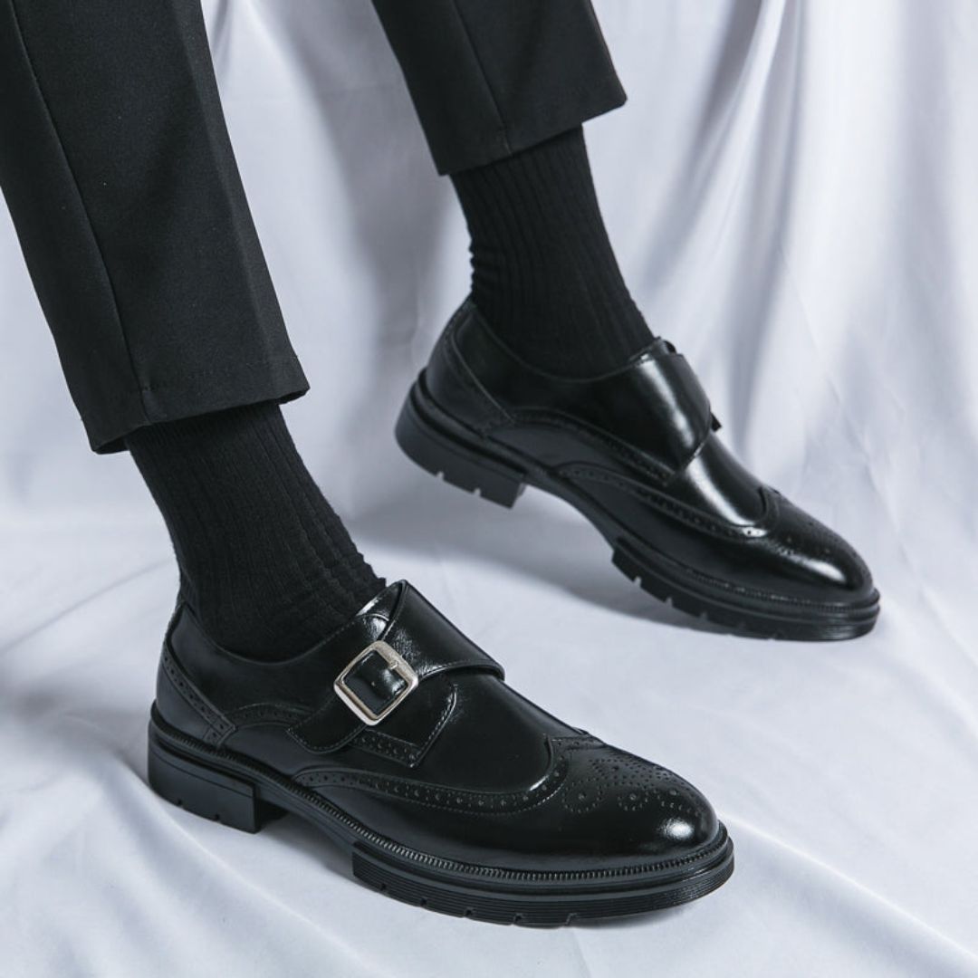 Joseph | Herre Monk Strap Wingtip Dress Sko