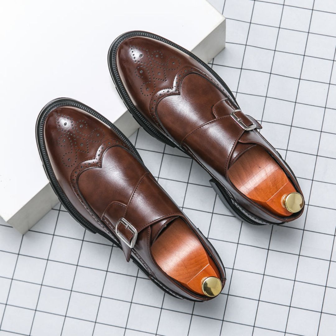 Joseph | Herre Monk Strap Wingtip Dress Sko