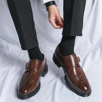 Joseph | Herre Monk Strap Wingtip Dress Sko