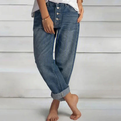 Kamilla | Stilfulde Loose-Fit Høj Talje Jeans