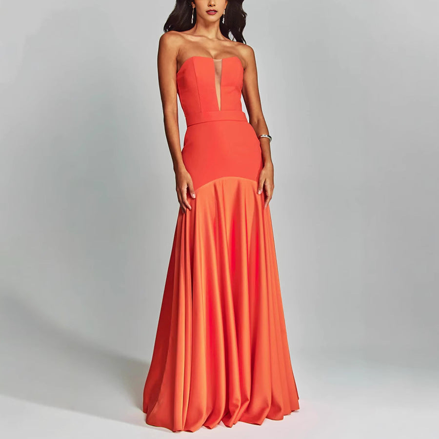 Daisy | Kvinders Strapless Gown - Elegant Slim Fit