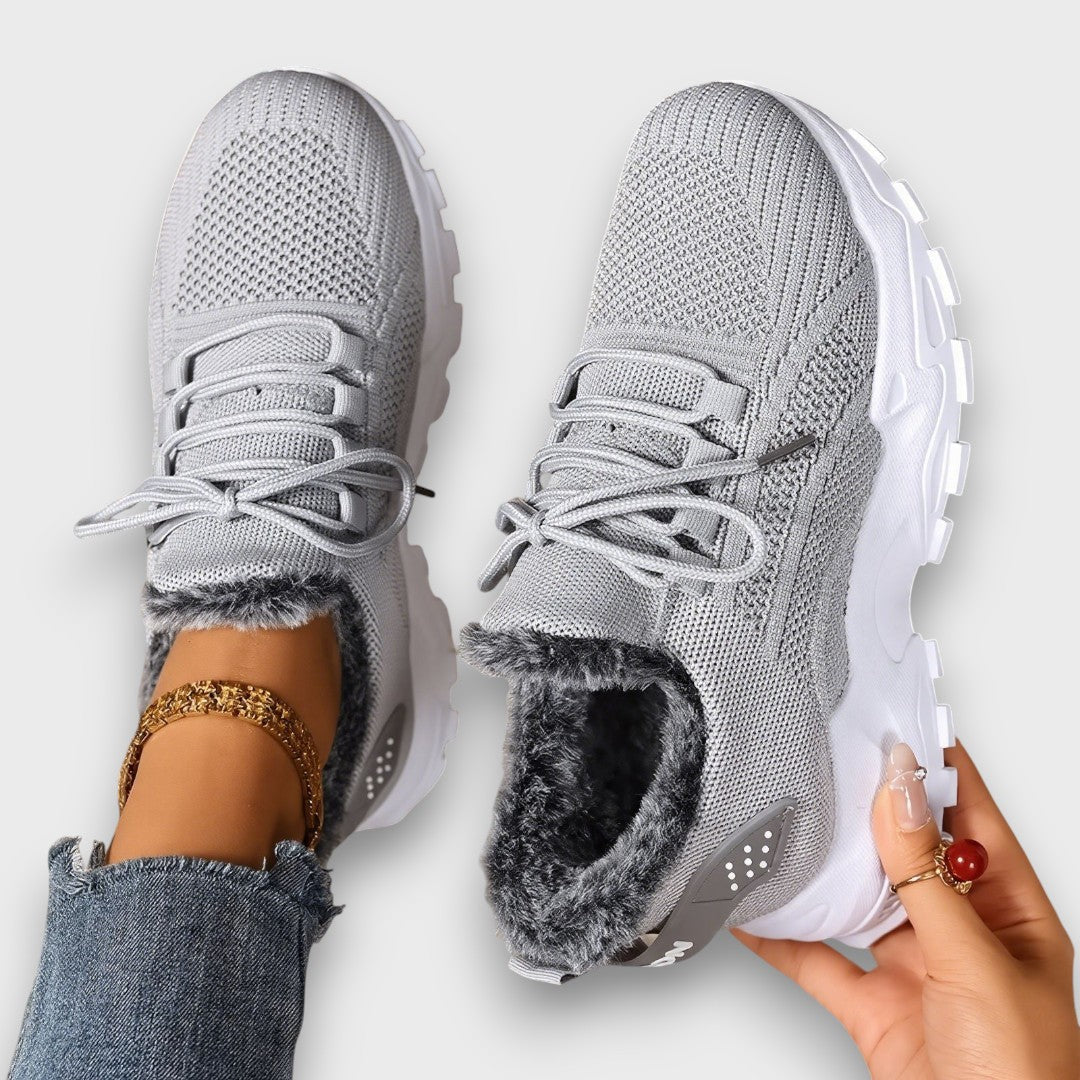 Chloe | Snørebånd Vinter Sneakers