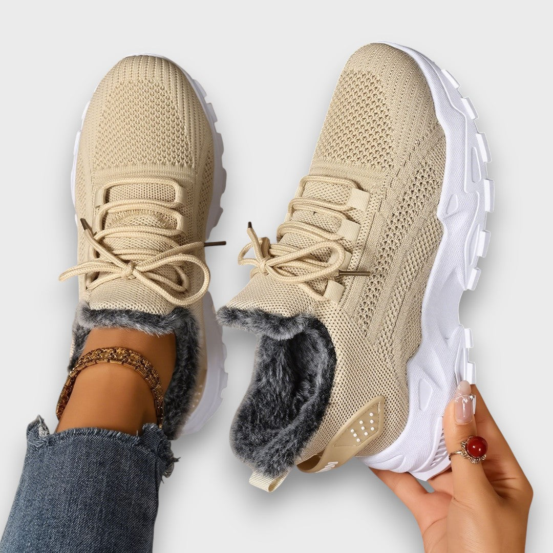 Chloe | Snørebånd Vinter Sneakers