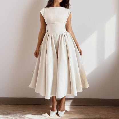 Susan | Elegant Midi Kjole til Kvinder
