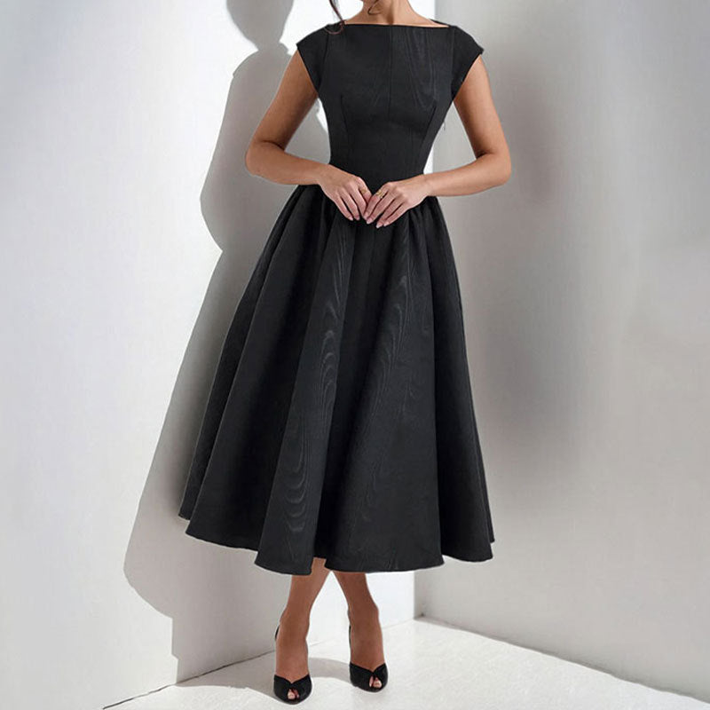 Susan | Elegant Midi Kjole til Kvinder