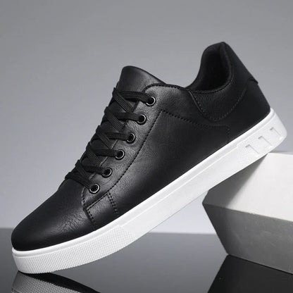 Robert | Stilfulde Faux Læder Sneakers til Mænd