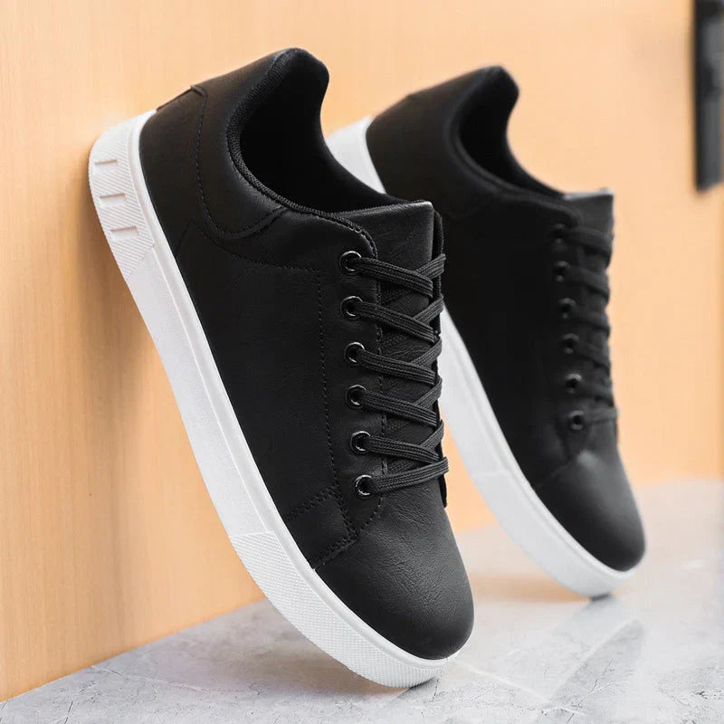 Robert | Stilfulde Faux Læder Sneakers til Mænd