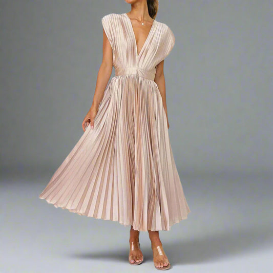 Samantha | Elegant midi kjole til enhver lejlighed