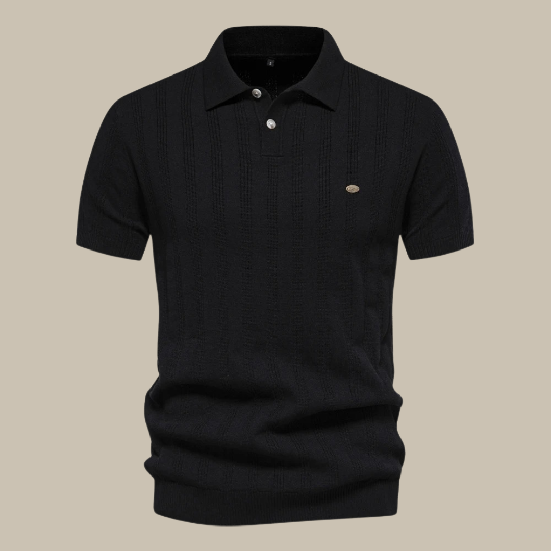 Blake | Stilfuld Merino Uld Polo Shirt til Mænd