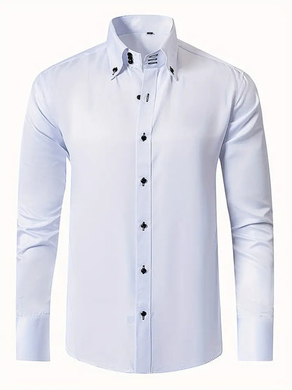 Charles | Elegant Formelt Skjorte med Knapper
