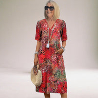 Filomena | Elegant sommerkjole med blomsterprint