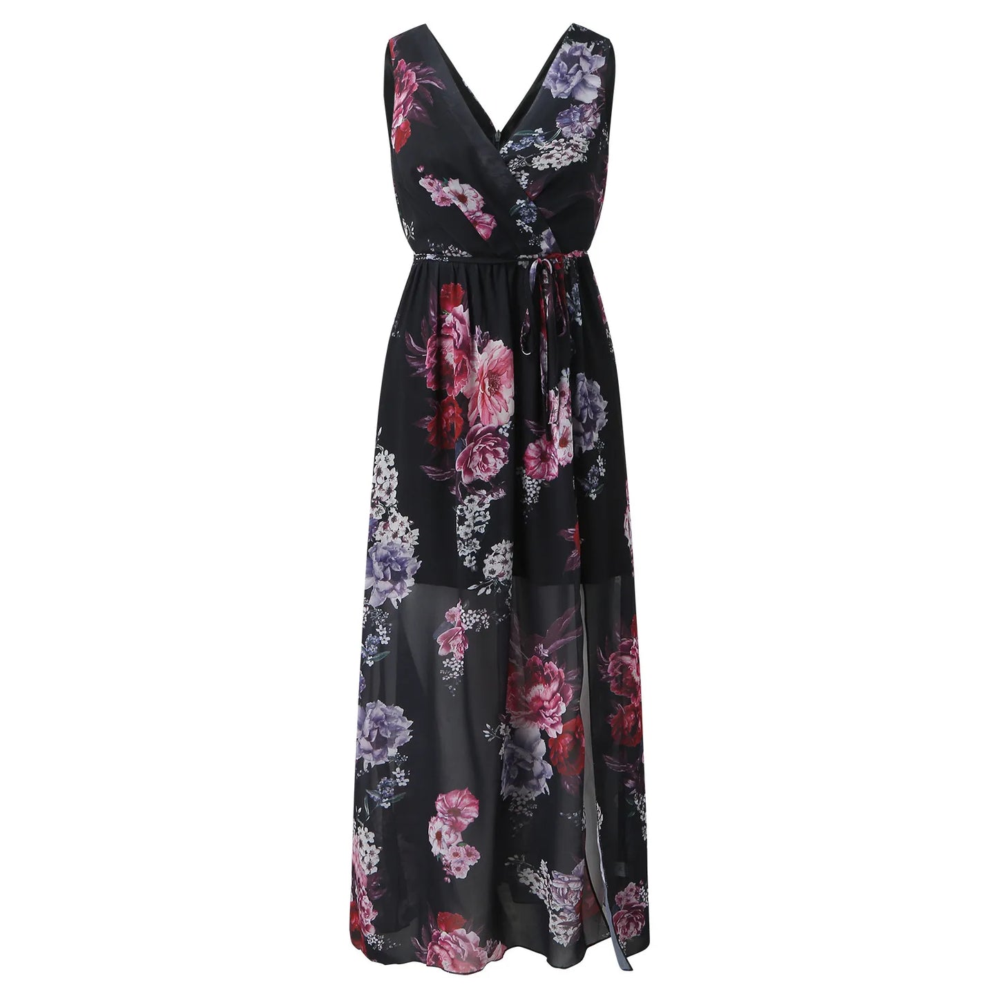 Felicia | Elegant Slids Maxi Kjole til Enhver Lejlighed