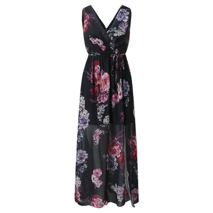 Felicia | Elegant Slids Maxi Kjole til Enhver Lejlighed
