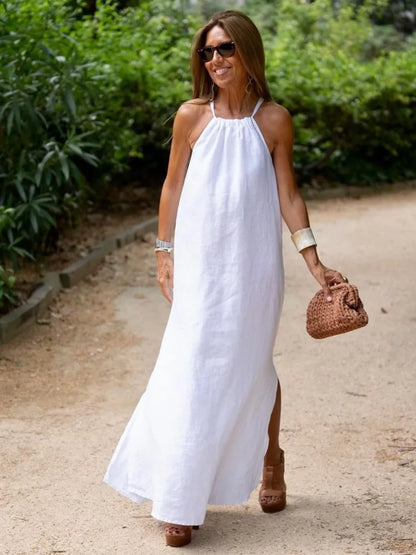 Melinda | Elegant Halterkjole til Sommerbegivenheder