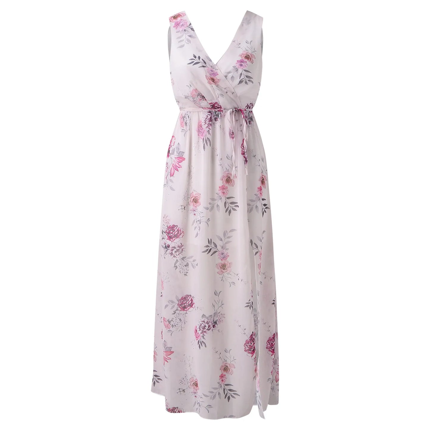 Felicia | Elegant Slids Maxi Kjole til Enhver Lejlighed