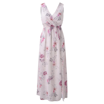 Felicia | Elegant Slids Maxi Kjole til Enhver Lejlighed