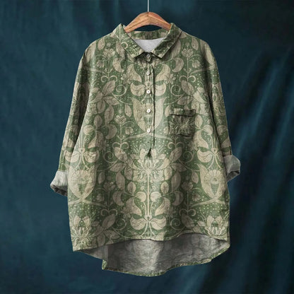 Angela | Oversized Skjorte med Alsidig Stil til Kvinder