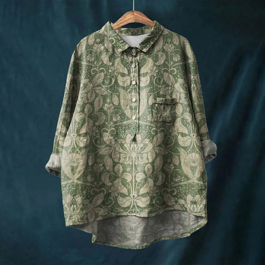 Angela | Oversized Skjorte med Alsidig Stil til Kvinder