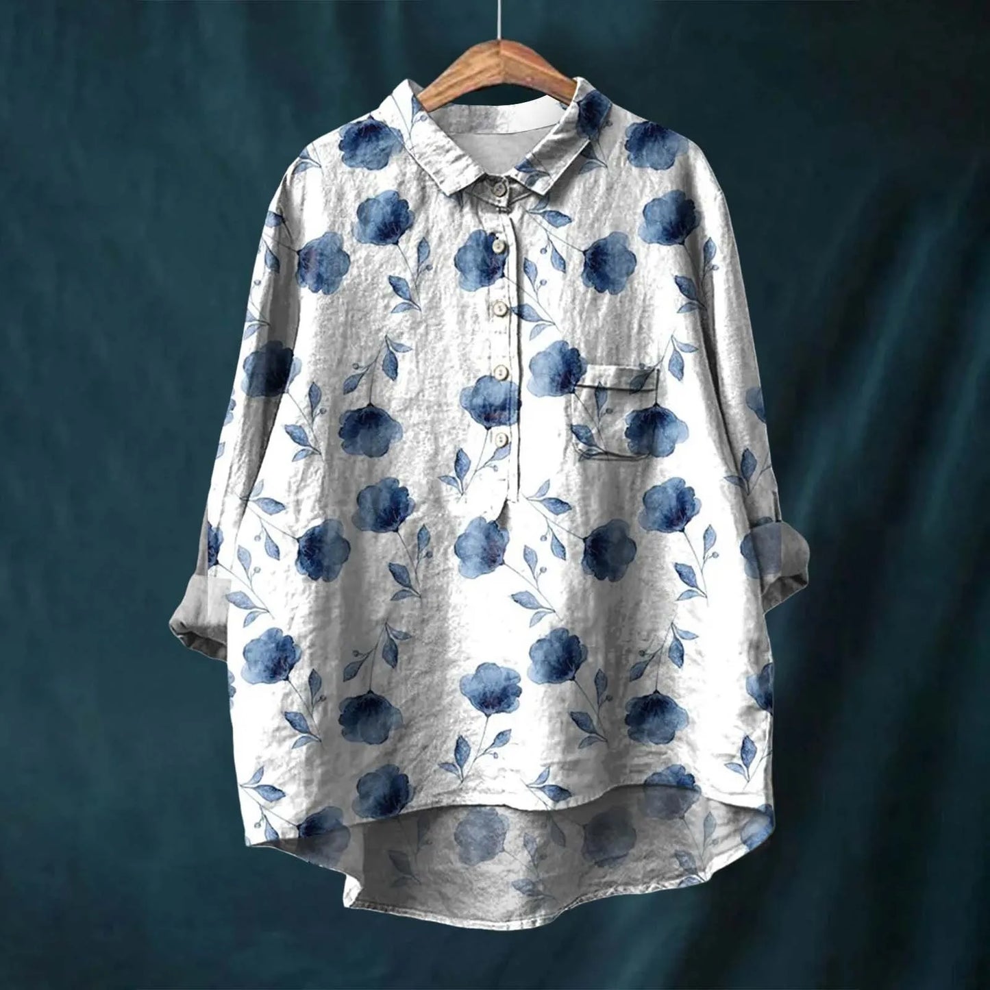Angela | Oversized Skjorte med Alsidig Stil til Kvinder