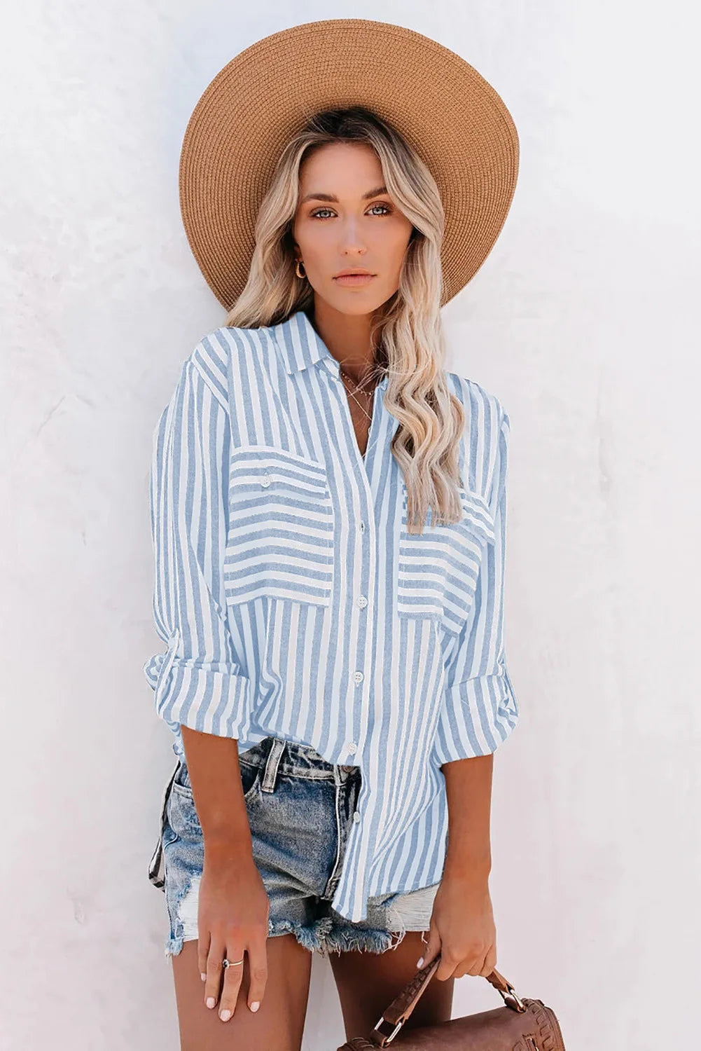 Jane | Stribet Bluse til Kvinder - Casual Chic
