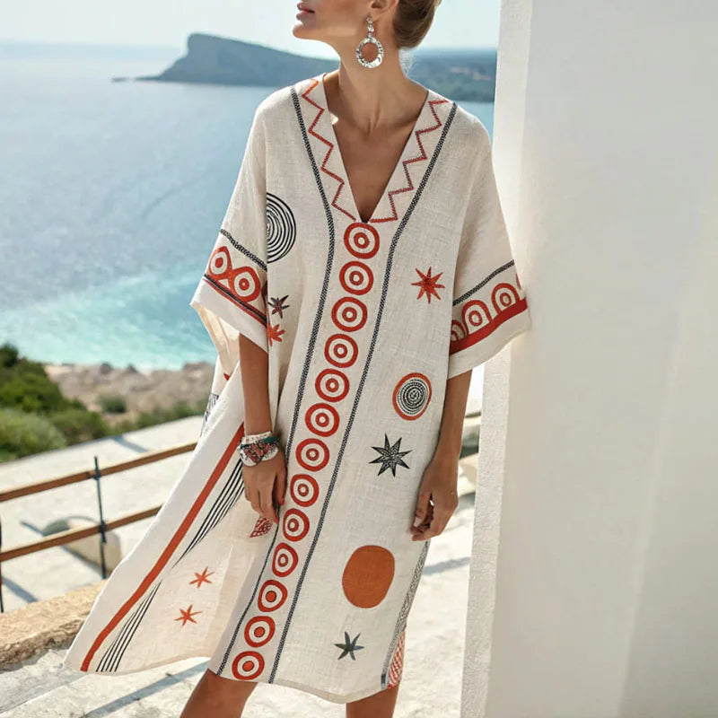 Elegant Silke Kjole til Uforglemmelige Sommerlooks
