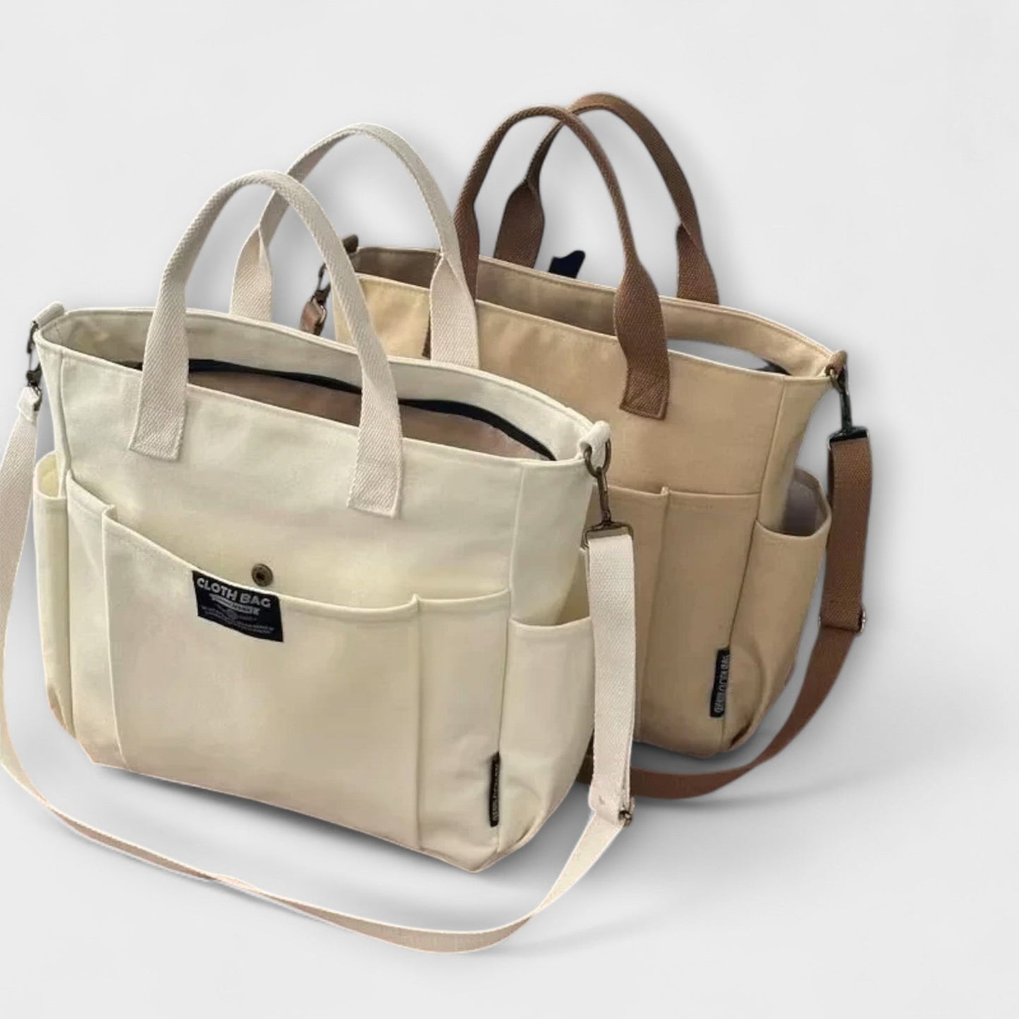 Olivia - Minimalistisk Canvas Tote Bag