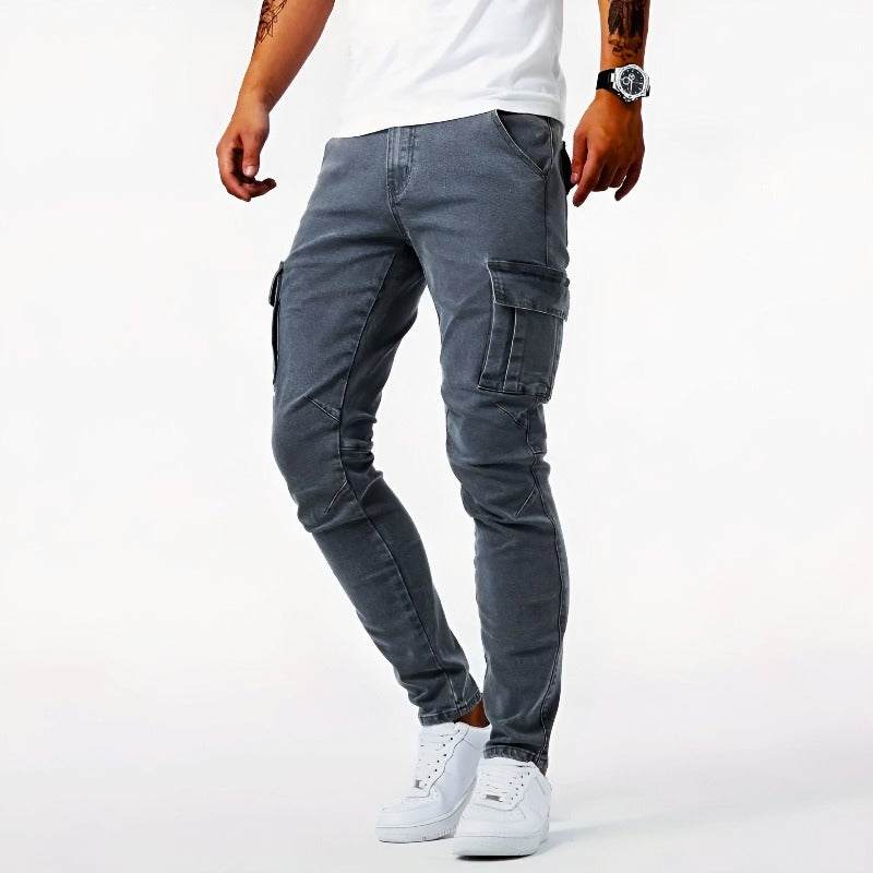 Riley | Herre Skinny Fit Cargo Bukser