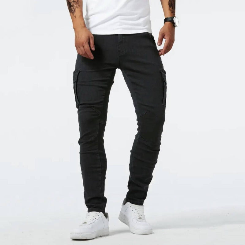 Riley | Herre Skinny Fit Cargo Bukser