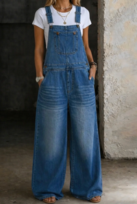 Harper | Mono i denim med elastisk talje