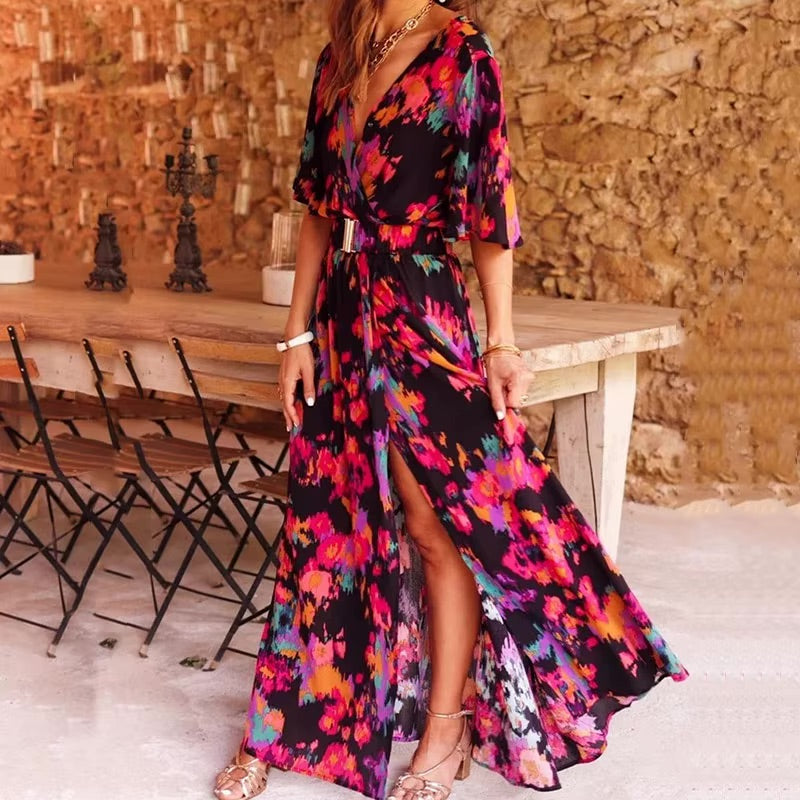 Charlotte | Bohemian Sommer Lang Maxi Kjole
