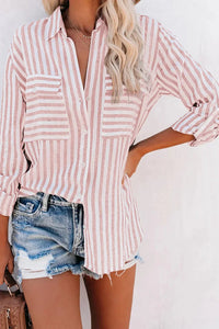 Jane | Stribet Bluse til Kvinder - Casual Chic