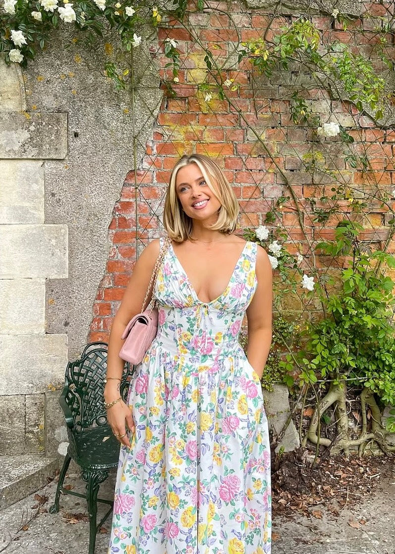 Sophia | Elegant Blomsterkjole til Sommer