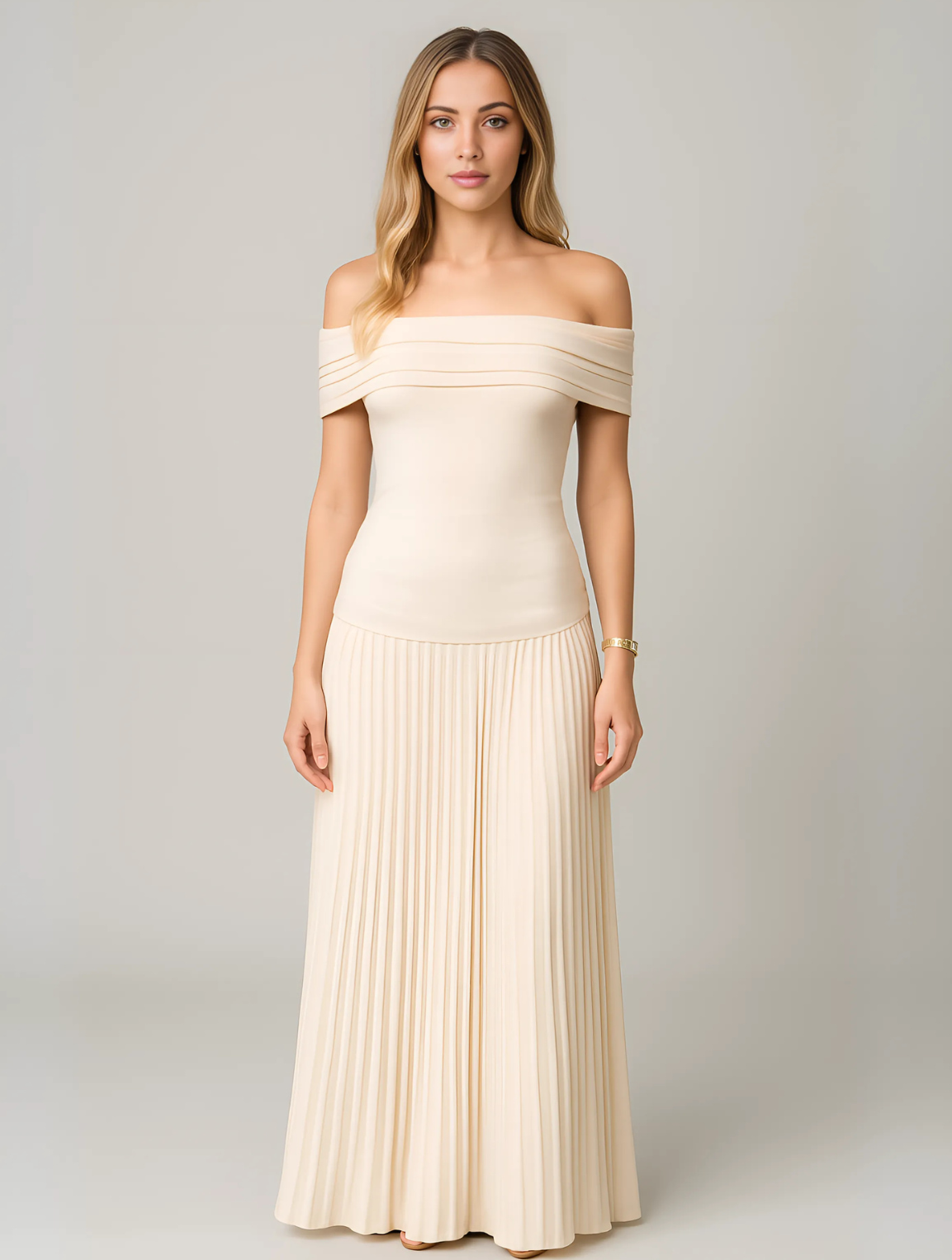 Susan | Tidless Elegant Off-Shoulder Maxi Kjole