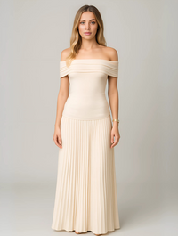 Susan | Tidless Elegant Off-Shoulder Maxi Kjole