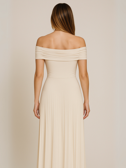 Susan | Tidless Elegant Off-Shoulder Maxi Kjole