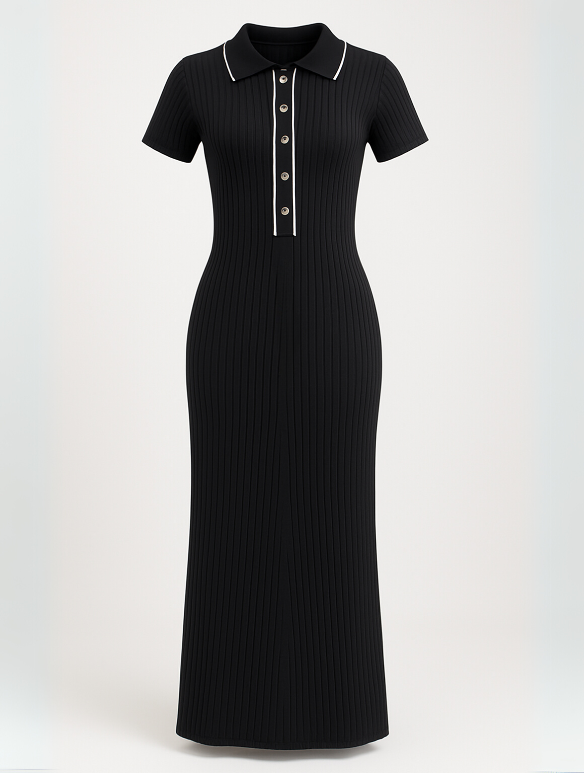 Sheila | Elegant Bodycon Maxi Kjole