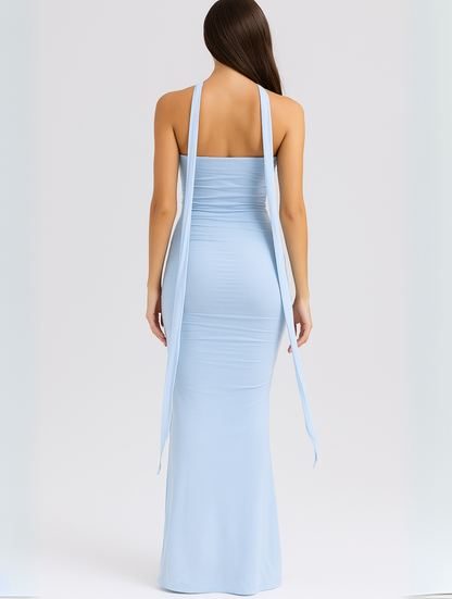 Phyllis | Elegant Strapless Choker Kjole