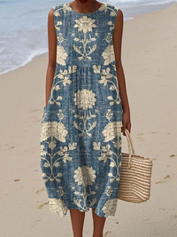 Belle | Boho Midi Kjole