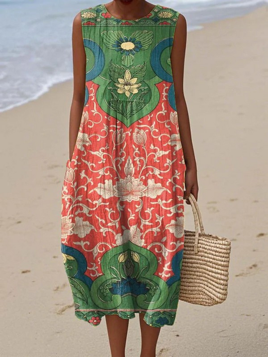 Vera | Bohemian Midi Kjole
