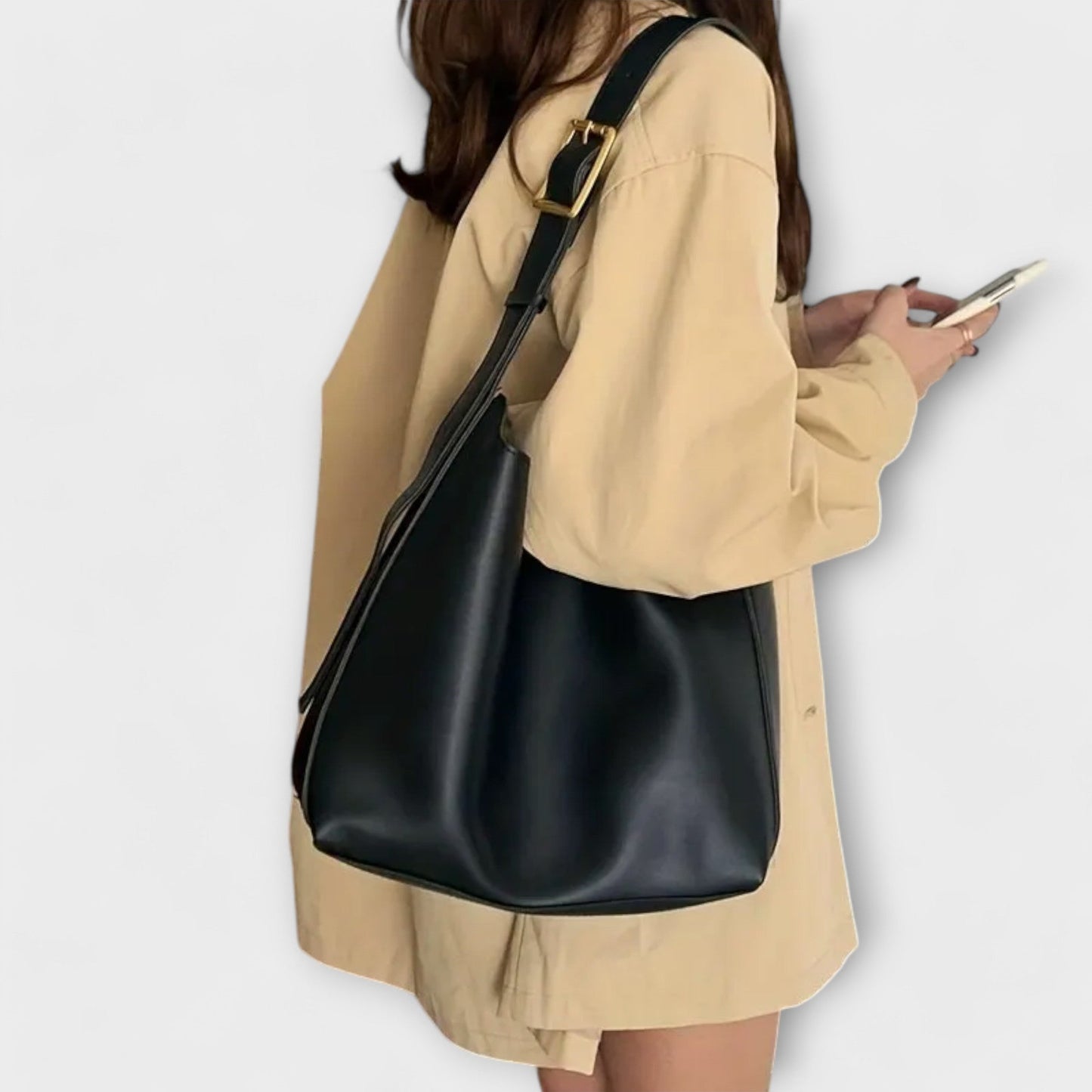 Olivia – Elegant Læder Skuldertaske