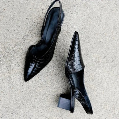 Pernille | Elegant Slingback Pumps til Komfort Hele Dagen