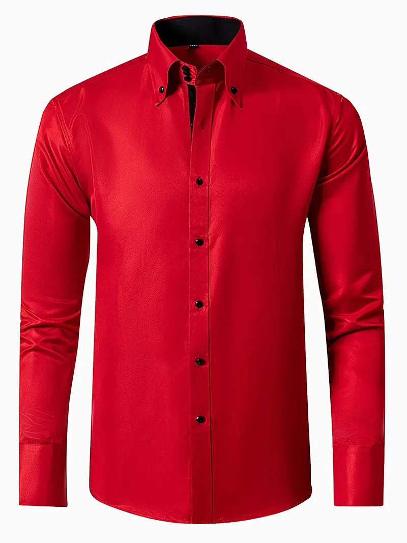 Charles | Elegant Formelt Skjorte med Knapper